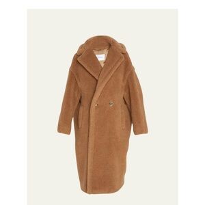 Max Mara Teddy Bear Icon camel hair and silk-blend coat XS camel